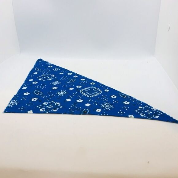 Dog Handkerchief Set of Two Blue Small Toy - Picture 5 of 12